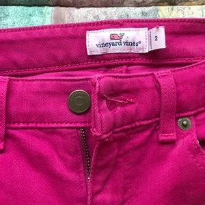 Vineyard Vines Bright Pink Jeans Size 2